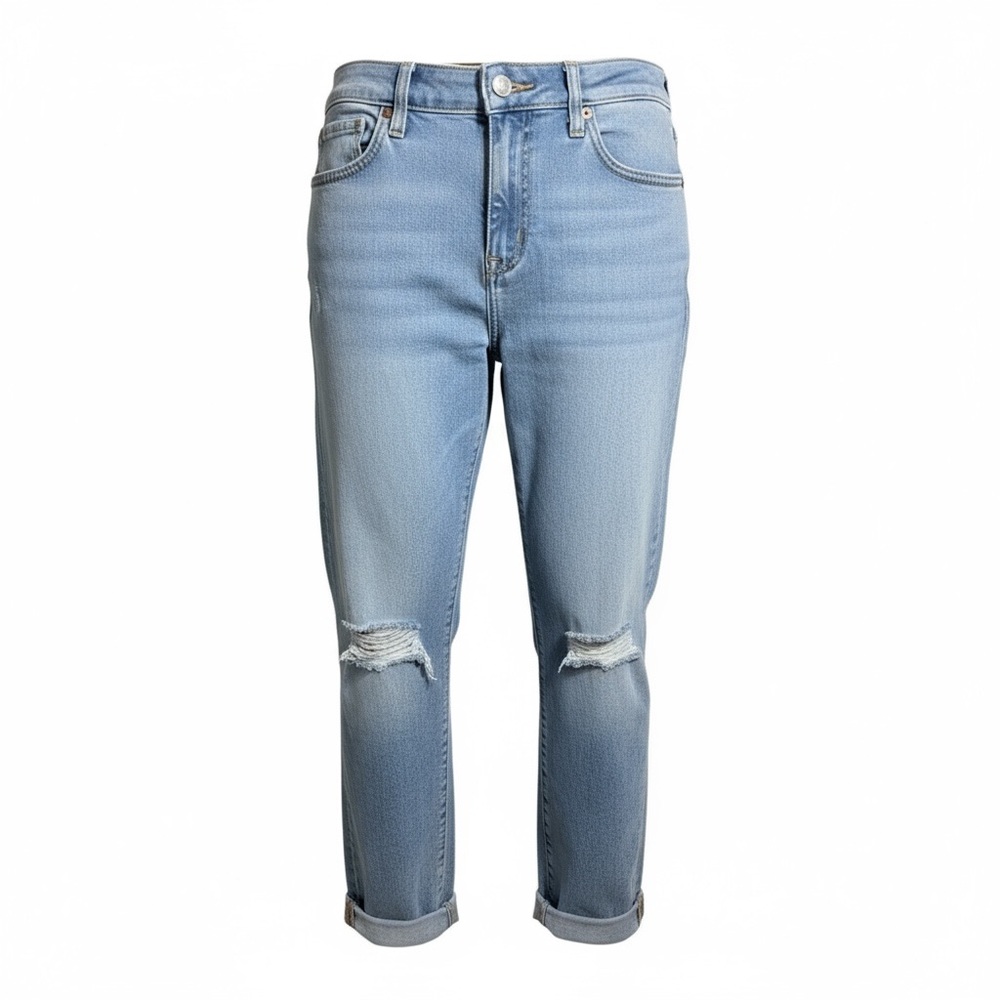 Levi’s Signature Distressed Jeans Heritage Boyfriend Cropped